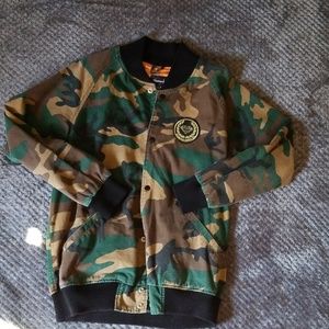Diamond supply co army bomber jacket